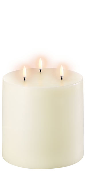 Uyuni LED kaars 3 lonten ivory